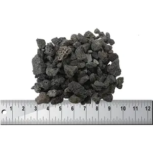 Dagan LR-1-50 Black Lava Rock Stone - 1 in., 50 lbs Bag, Low-Maintenance Media for Bonfire, Attractive Addition to Home Mold & Damp Proofing Supplies