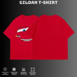 Retro Two Side Cars Gildan TShirt,Cars Movie TShirt, Mcqueen and Mater Retro Vintage Unisex Oversized Anime Graphic Tee – Trendy Y2K Acid Gildan, Manga Game Movie Lover Gift For Fans Merch
