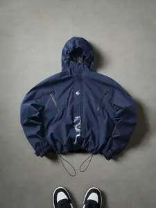 Men's Casual Tech Raincoat Jacket, Outdoor Waterproof Lightweight Design, Perfect for Daily Wear and Travel Essentials, Comfortable and Durable