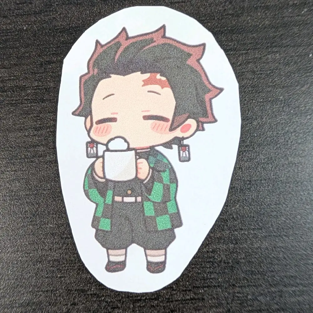 Tanjiro Coffee Stickers