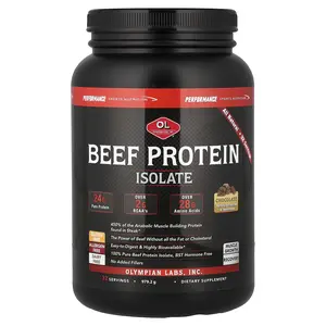 Olympian Labs Beef Protein Isolate, Chocolate, 979.2 g