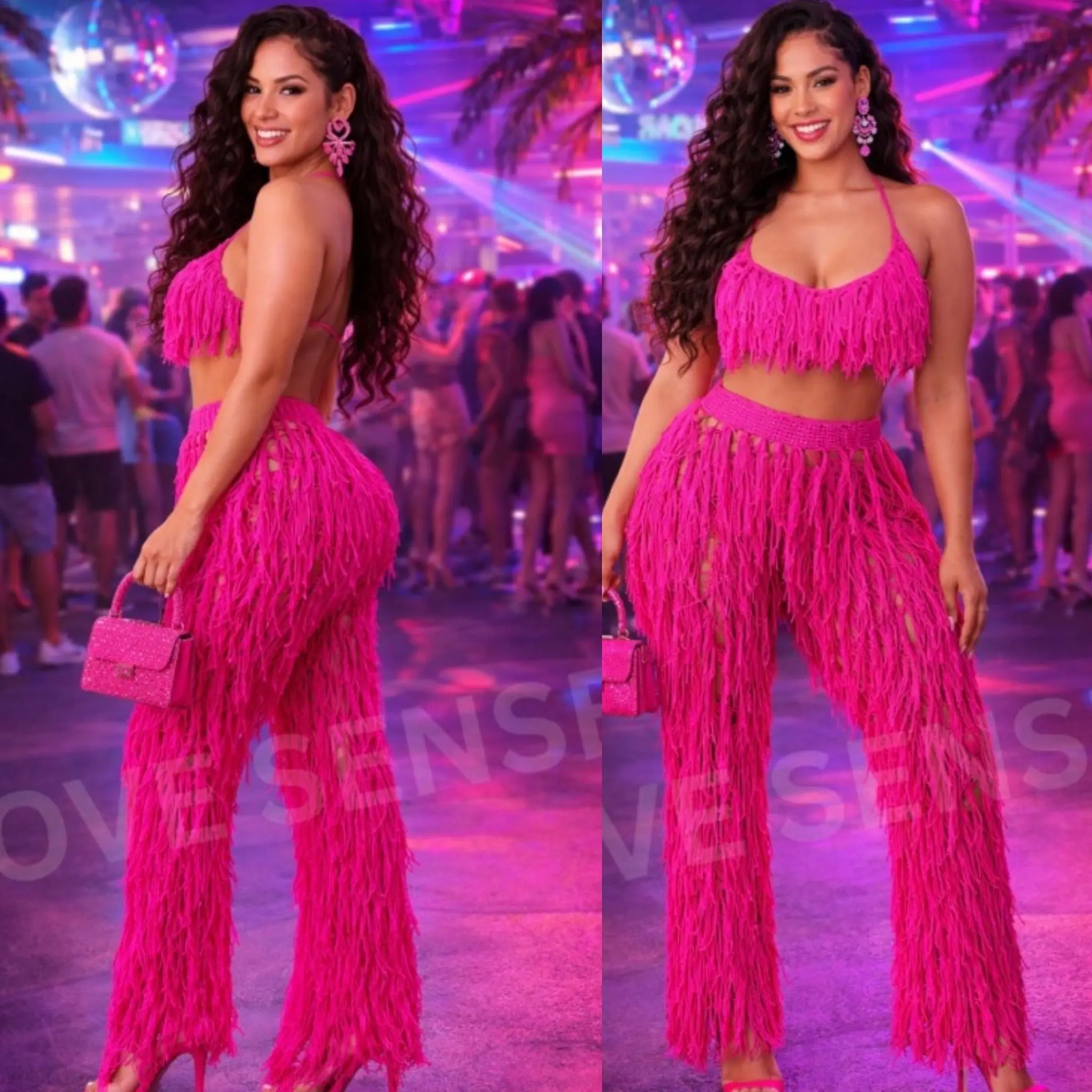 Over Me Tassel Pant Set