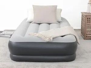 Durable Inflatable Air Mattress with Built-in Pump, Pillow and USB Charger