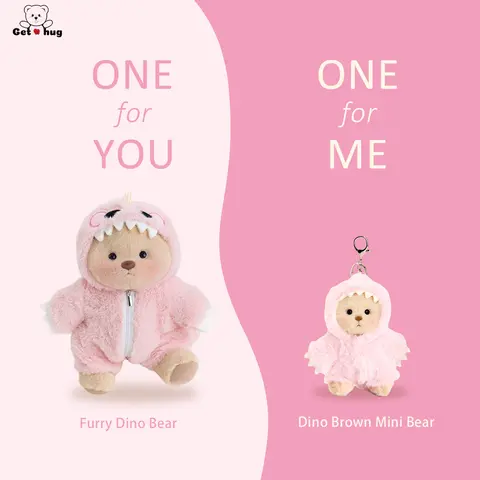 【FallPickDeals】Getahug Poseable Handmade Jointed Teddy Bear - Moveable Stuffed Animal, Cute Stuffies, Durable Soft Fluffy Toy, Hand-Washable Keychain Blind Box, Whimsical Gifts for Women, Anniversary Gift
