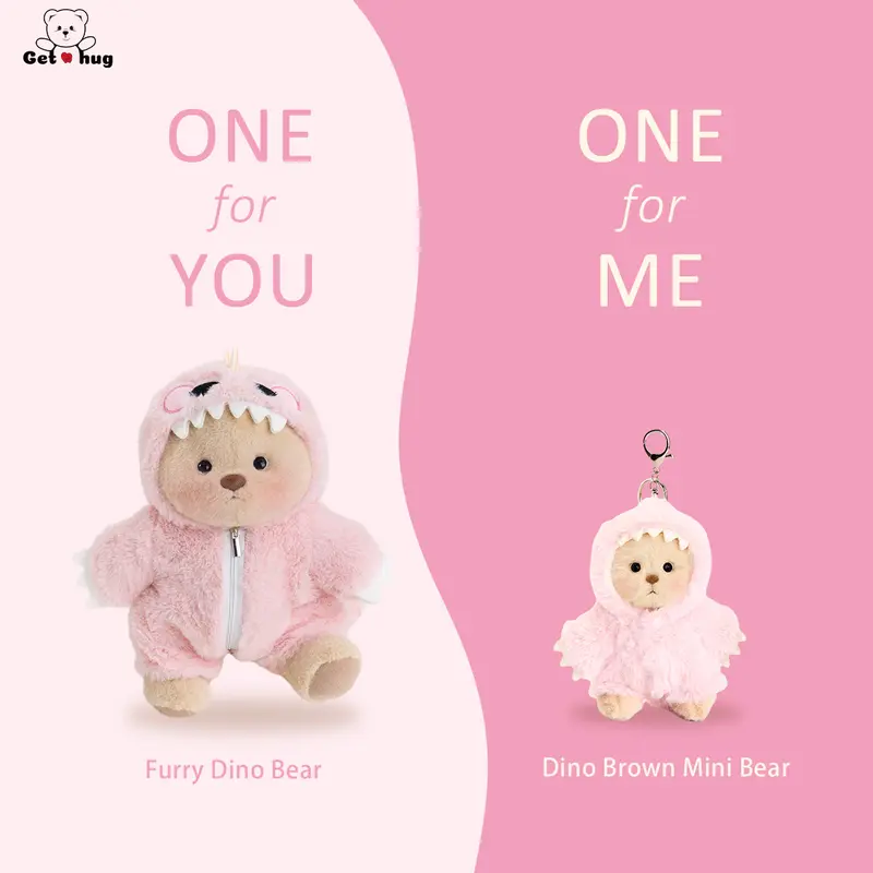 【FallPickDeals】Getahug Poseable Handmade Jointed Teddy Bear - Moveable Stuffed Animal, Cute Stuffies, Durable Soft Fluffy Toy, Hand-Washable Keychain Blind Box, Whimsical Gifts for Women, Anniversary Gift
