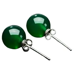 Freshwater Pearl Studs Earrings for Women, Perfect for Any Occasion, Modern style Green color pearl earring for girls and women