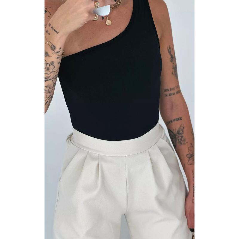 The One-Shoulder Bodysuit