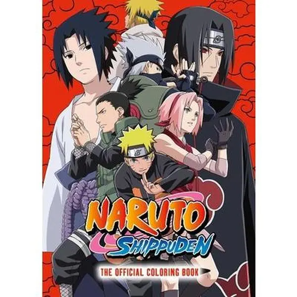 Naruto Shippuden: The Official Coloring Book -- Viz Media - Paperback