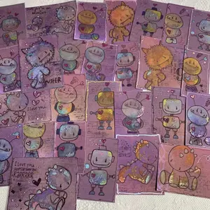 10-Piece Handmade Ephemera Cardstock Pack – Mixed Media Backgrounds for Journals & Scrapbooks