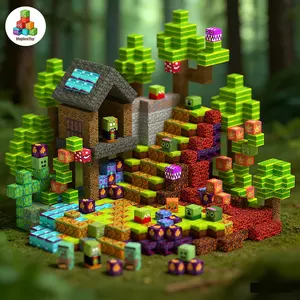 150pcs Magnetic Puzzle Building Block Sets, Stem Montessori Creative Teaching Toy, Suitable for Ages 3-6 & 4-12, Boys Girls Birthday Gift