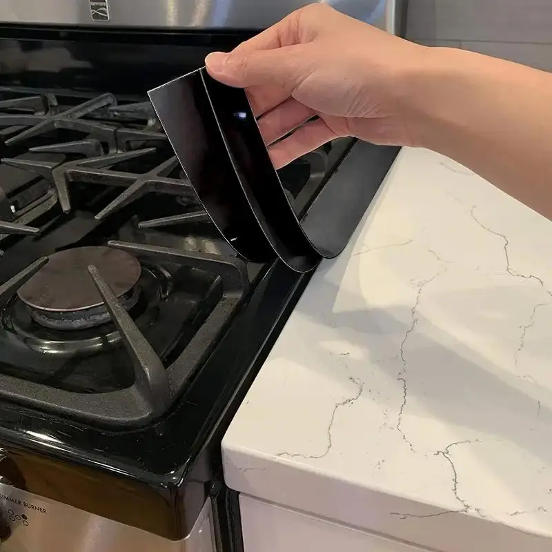 Silicone Gap Sealing Strip for Kitchen, 1 Pack High-temperature Resistant Kitchen Countertop Gap Sealing Strip, Kitchen Stuff