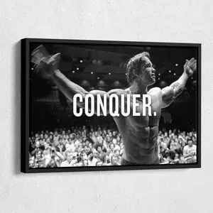 Arnold Schwarzenegger Body building Motivational Poster