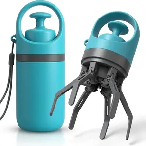 Dog Poop Scooper - 6-Claw Outdoor Portable Poop Picker, Comes with Trash Bags, Ideal for Dog Outdoor Trips