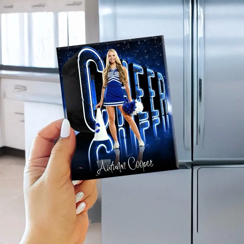 Custom Cheer Team Fridge Magnets Personalized Cheer Magney