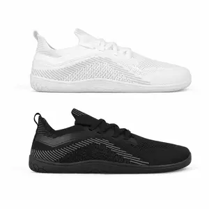Breathable Knit Wide Toe Box Sneakers for Seniors, Lightweight Cushioned Walking Shoes with Flexible Sole, Non-Slip Footwear for Elderly Men Women, Foot Pressure Relief for Everyday Use