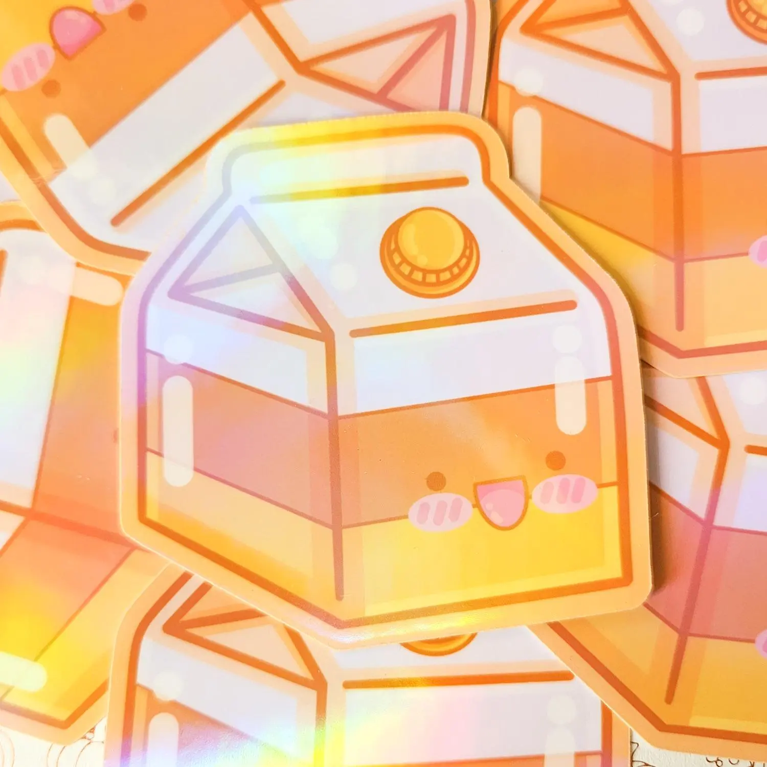 Candy Corn Milk Carton Sticker