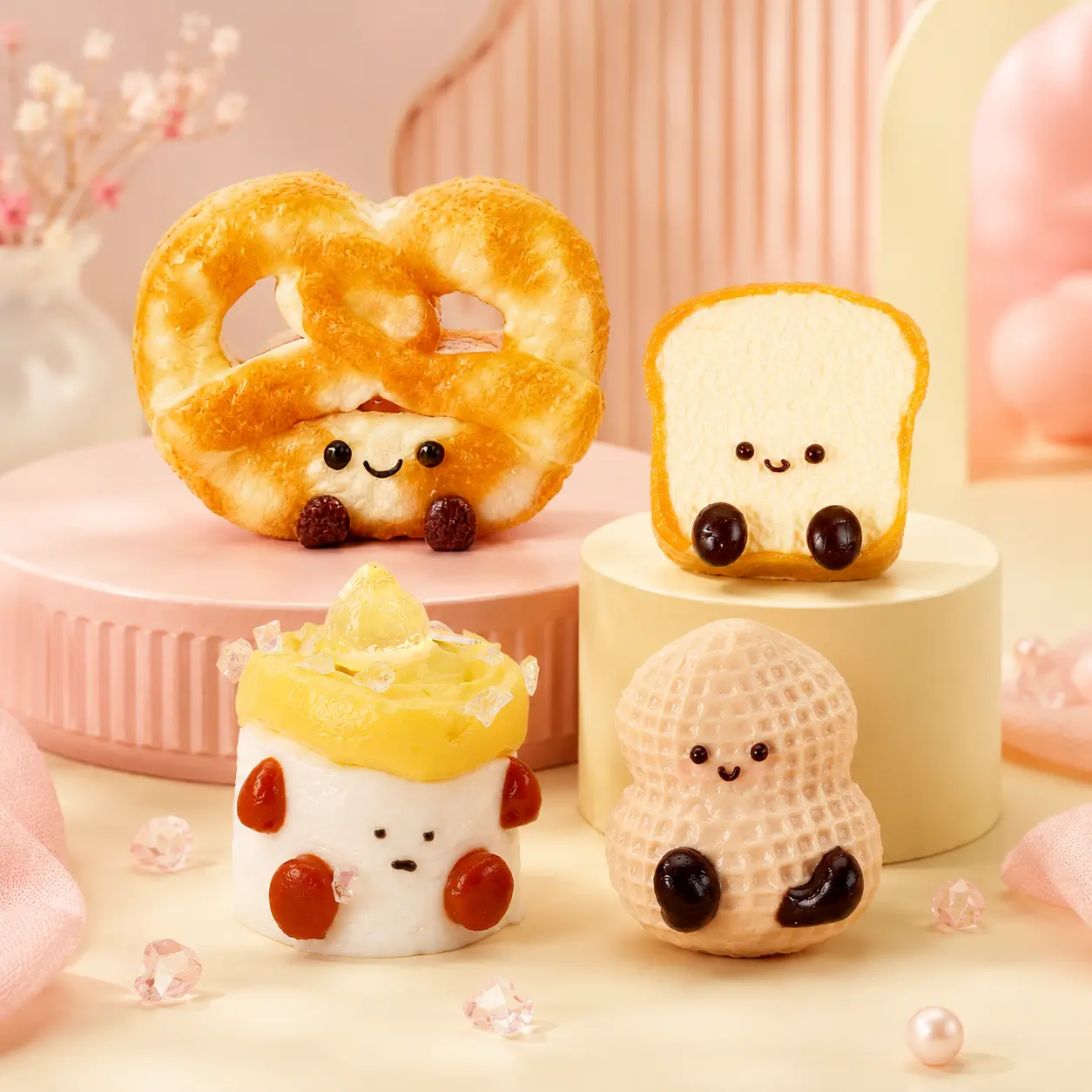 Pawtoto Mini Baby Series Squishy Toy Handmade Food Grade Silicon Dry Clay Feel Firm Soft Quick Rebound #Summervibes