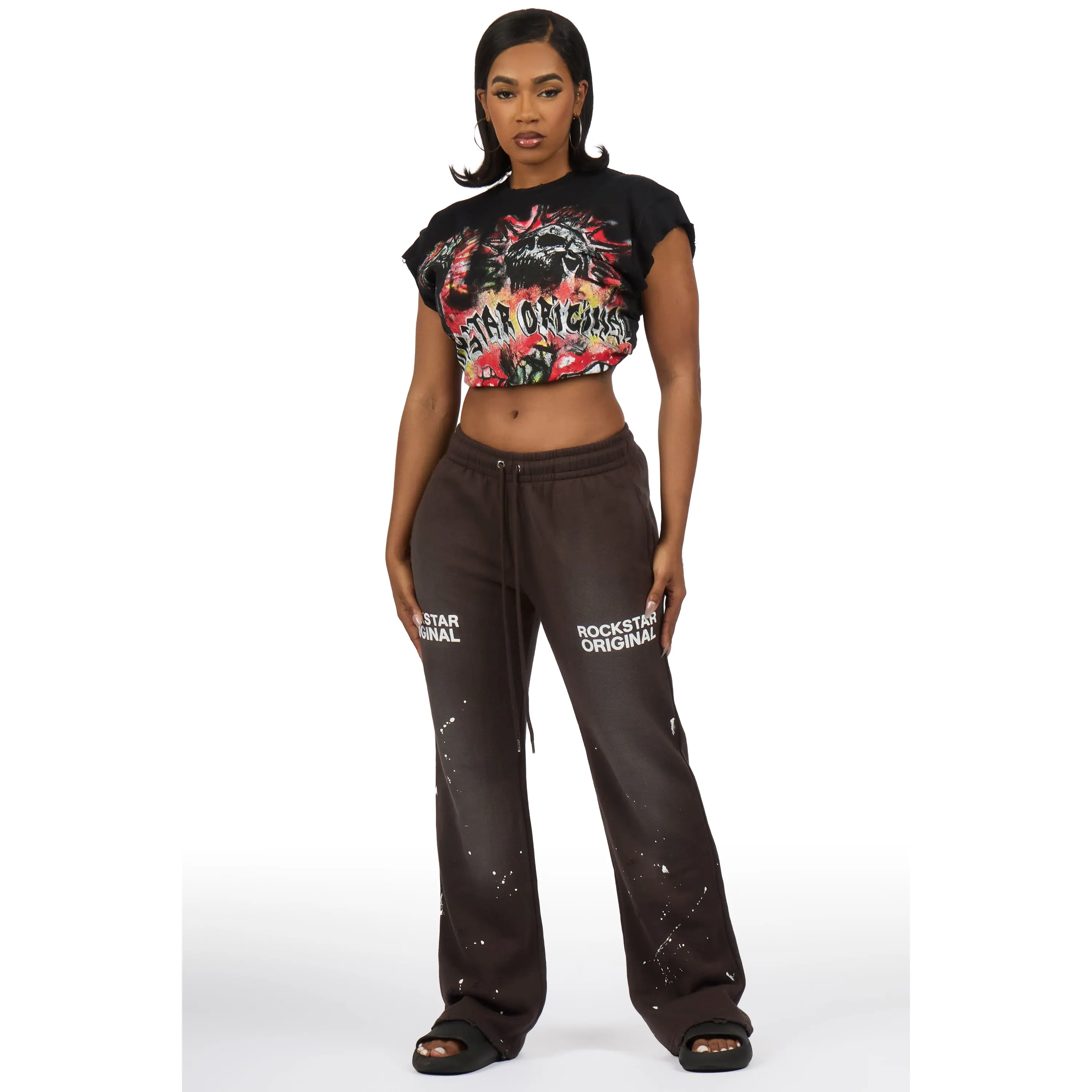 Reigna Iron Stacked Flare Pant