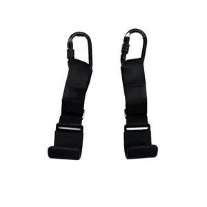 Barbell & trap bar hook straps (Pair) for The Squat Harness V3/ V4