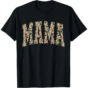 Retro Camo Hunting Mama Old Camo Mom Mother's Day Gift T-Shirt