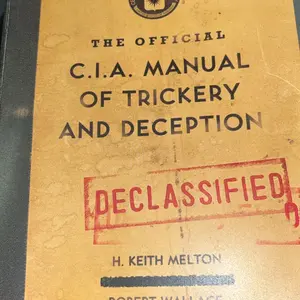 The Official CIA Manual of Trickery and Deception by H. Keith Melton||Robert Wallace [Paperback Book]