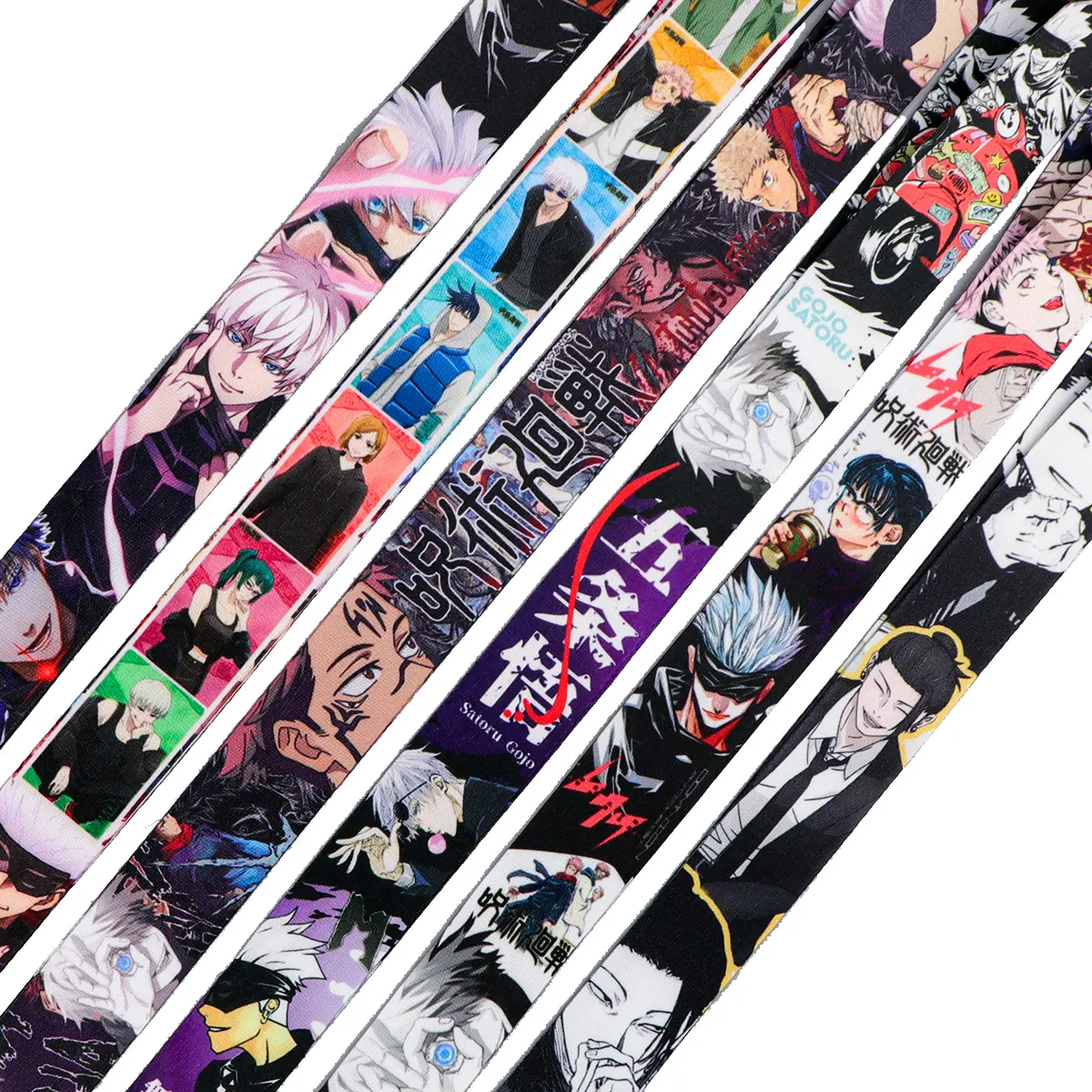 Manga Lanyards for Keys ID Card Gym Phone Straps USB Badge Holder DIY Hang Rope Neck Straps Keychain Anti-lost Lanyard