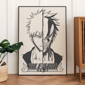 Bleach Ichigo Kurosaki Manga Poster, Ichigo Bleach Anime Posters (NO FRAME)