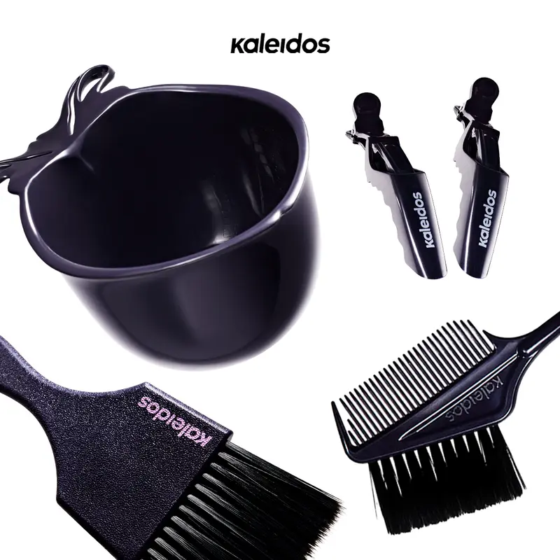 Kaleidos Colored Hair Coloring Tools & Accessories for Adults - Haircolor Dyeing Hair Supplies, Vegan, Cruelty-Free, Reusable, Free Reshipments for At-Home Temporary Haircare Use