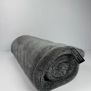 ELITE AUTO Car Care Twisted-Loop Drying Towel, Ultra Absorbent 28”x 36” 1600 GSM Twisted Loop Microfiber Weave Design