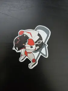 Keith Voltron Meme Chair Sticker