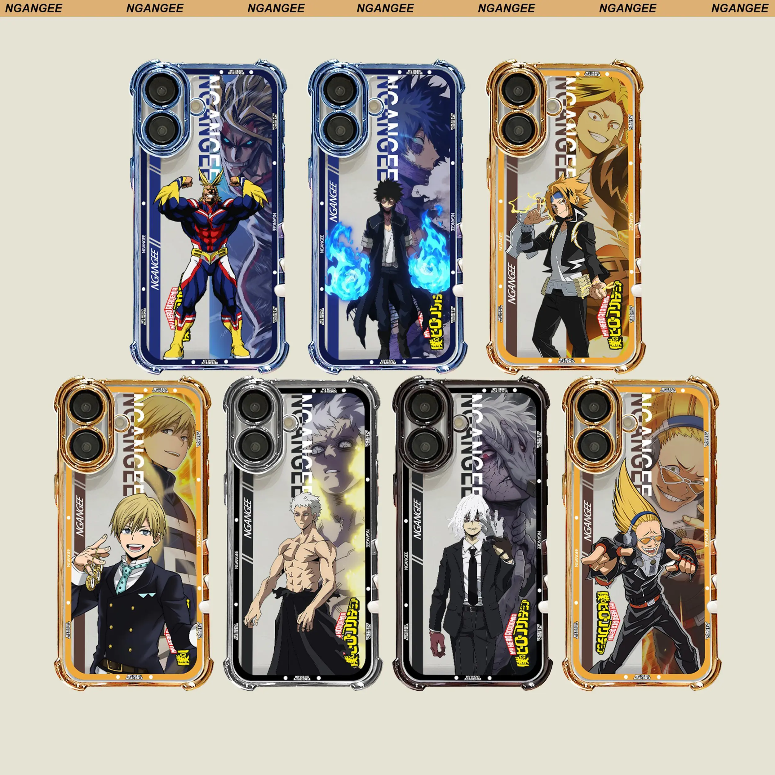 My Hero Academia (MHA) Anime Multi-Model Smartphone Case - Snug Fit Cellphone Protection Accessories for Samsung Galaxy S22,S23,S23FE,S24,S24FE,S25,S26,S26 Ultra & iPhone 11,12,13,14,15,16 Plus,17,17 AIR,17 Pro Max Devices YXXY9-15