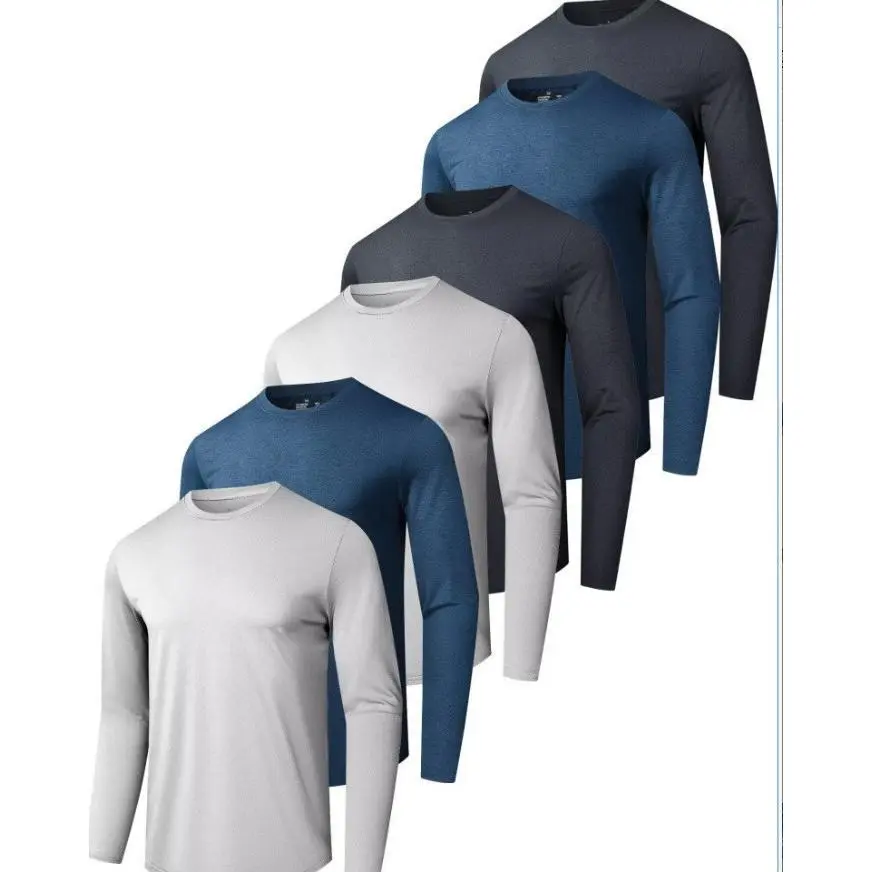 7 Pack Long Sleeve Shirts for Men Dry Fit Moisture Wicking Sun Protection UV UPF T-Shirts for Fishing Workout Gym Sports Clothing Athletic Tops Autumn Soft Fabric Round Neck Loose Fit Raglan Sleeve 7 Pack Long Sleeve Shirts for Men Dry Fit Moisture Wicking Sun Protection UV UPF T-Shirts for Fishing Workout Gym Sports Clothing Athletic Tops Autumn Soft Fabric Round Neck Loose Fit Raglan Sleeve