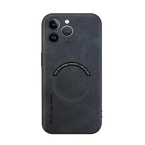 Luxury PU Leather Phone Case, Shockproof Phone Protective Cover, Phone Accessory Compatible with iPhone 16 15 15 Pro Max 14 Plus 13 Pro 12 11 XS Max XR