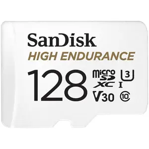 Sandisk  128GB High Endurance UHS-I MicroSDXC Memory Card with SD Adapter
