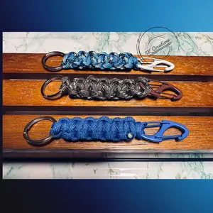 Durable Carabiner Paracord Keychain for Adventurous Souls