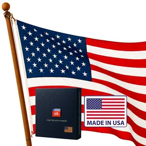 Umadeus 3x5 ft American Flag with Grommet for Outdoor USA Allegiance Banner Home Garden Pole Decor Made in America Patriotic House Party Sign - 250th American Anniversary