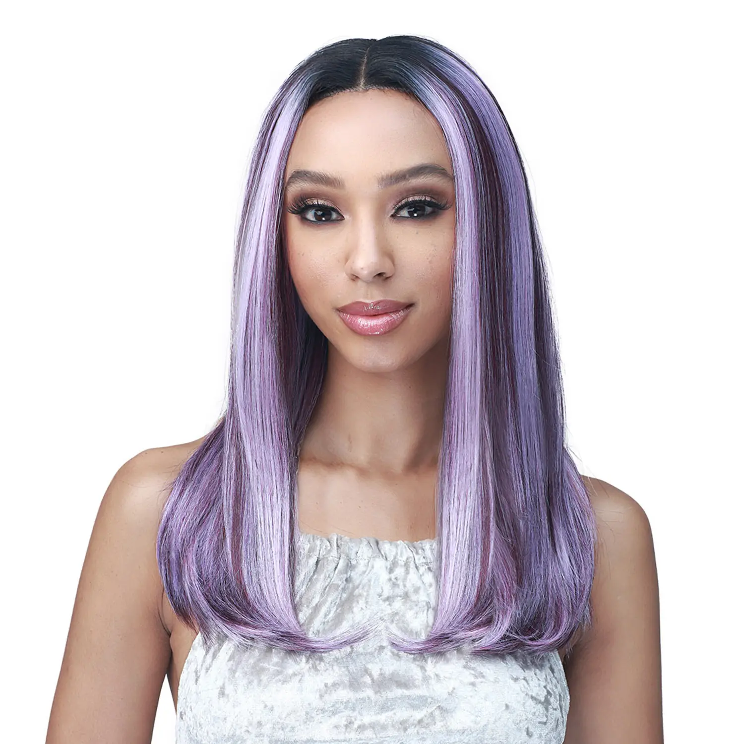 Bobbi Boss Priscilla HD Synthetic Lace Front Wig - 5" Deep Lace Part, MediFresh, Natural Looking Wigs, Bob Styling, Bob Styling Synthetic Lace Front Wigs
