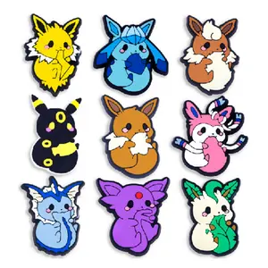 Anime Shoe Charms Cartoon 9PCS PVC Clog Pins Accessories Party Favors Birthday Gifts Holidays Decoration for Boys Women Girls