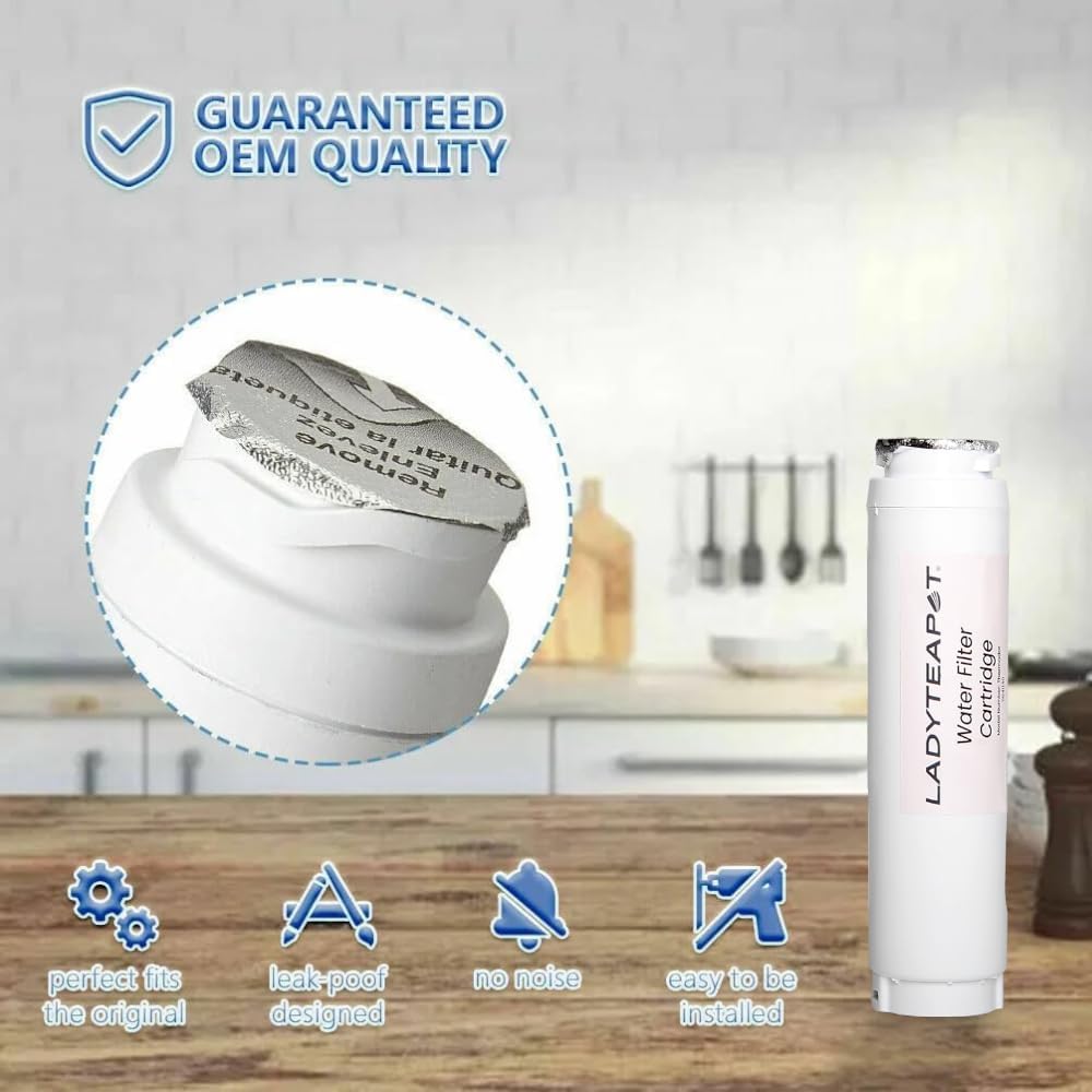 9000 077104 UltraClarity REPLFLTR10 Water Filter Replacement Compatible With Bosch Ultra Clarity 9000194412, 644845, B26FT70SNS, B22CS80SNS, B22CS50SNS, Haier 0060820860