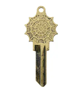 Spiderweb Brass Key