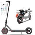 SummerVibes AOPO Unisex Adult Aluminum Motorized Scooter - 350W Motor, 19 MPH Top Speed, 36V Battery, 16 Mi Range, Foldable, IP65 Waterproof, Comfortable Seat, App Control, Dual Braking, 14.8 kg, 11L Storage Space, Micromobility Solutions, Ideal Gift