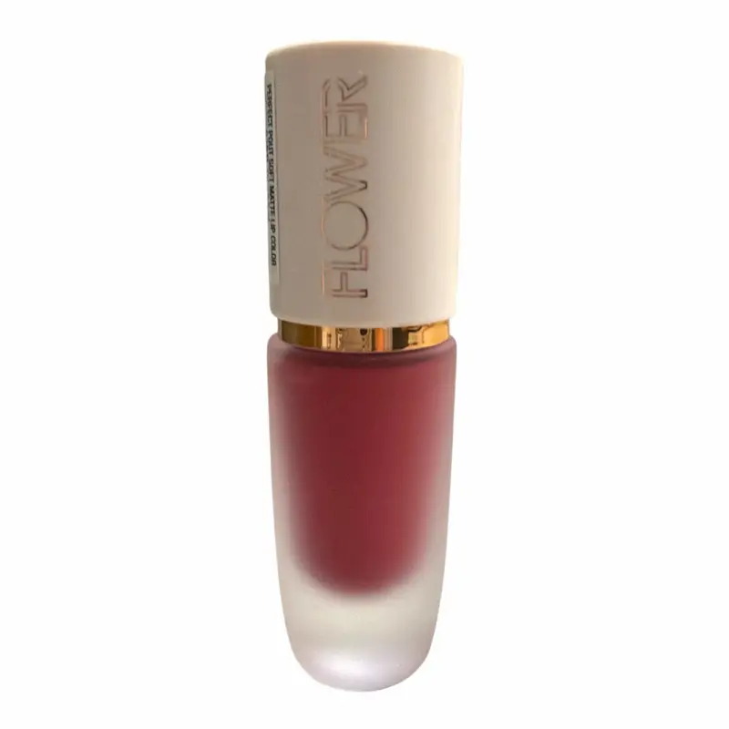 Soft Matte Lip Color - Flower Perfect Pout in Fig, Long-Lasting Lip Cosmetic for Daily Wear