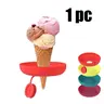 Leak-Proof Silicone Ice Cream Holder, Portable Popsicle and Cone Stand with Drip Guard, Reusable Summer Snack Holder for Kids, Includes Carrying Case, Easy-Grip Design for Mess-Free Ice Cream and Frozen Treats On the Go