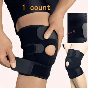 Knee Brace for Torn Meniscus Support, Knee Supporter, Adjustable Wrap with Dual Stabilizers for Arthritis, Acl and Mcl Pain Relief, Sports Knee Support for Basketball and Hiking, Knee Compression Sleeve, Compression Knee Support with Side Stabilizers