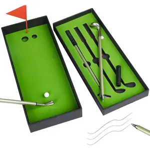 Golf Pen Desktop Games - Funny Gifts for Golfers, Coworkers, Boss - Stocking Stuffers