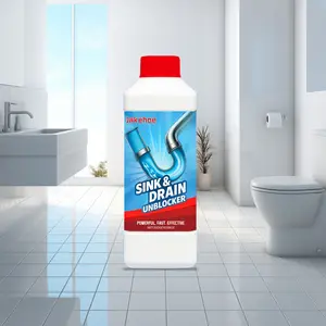 Drain Cleaner Powder for Toilet Sink Kitchen Drain Cleaning, Effective Clog Removal, Grease Remover, Easy to Use, Household Essential