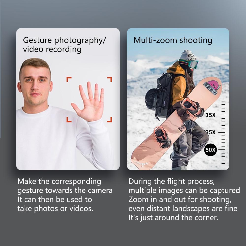 Drone with 4K  Dual Camera for Beginners, 1500m / 4921ft Long Range, Large Remote Screen & Body LCD Display, Brushless Motors, Optical Flow Stability, 2 Batteries Included