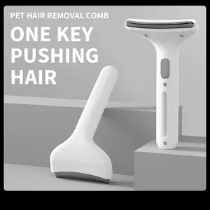 create Pet Deshedding Brush - Gentle on Fur for Dogs & Cats | Reusable Easy-to-Clean | Effective Shedding Reduction Tool for All Coat Types