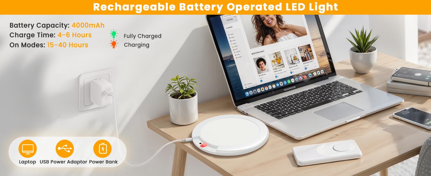 2-PACK Rechargeable Motion Sensor LED Ceiling Light with Remote, Wireless Battery Operated 3CCT Dimmable Closet Lights for Shower Pantry