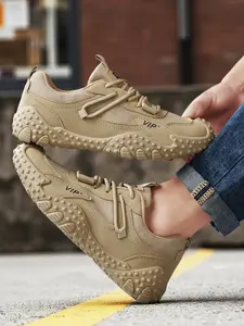 Unisex Convenient Casual Shoes: Bungee Closure, Laceless Slip-On, Cushion Platform. For Office Commute/Daily Looks